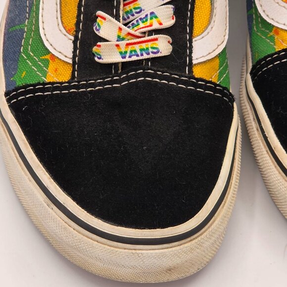 Vans Old Skool Rainbow Pride Sneakers Lace Up Canvas Shoes - Picture 11 of 13